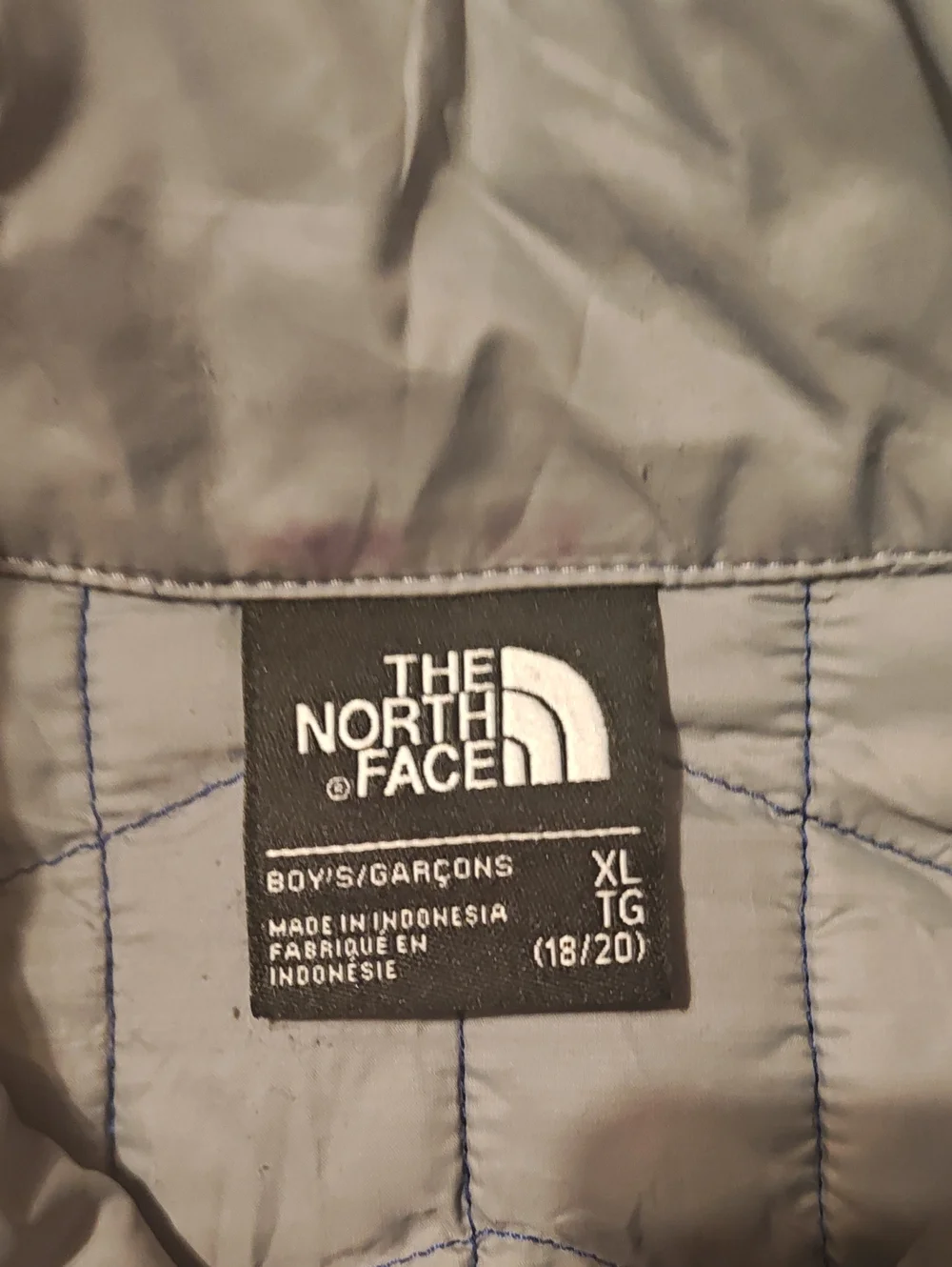 The North Face Men’s Blue Quilted Insulated Vest
